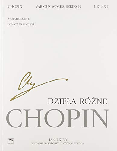 Stock image for Variations in E and Sonata in C Minor : Chopin National for sale by GreatBookPrices