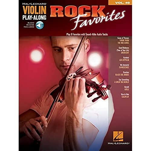 9781480395459: Rock Favorites: Violin Play-Along Volume 49 (Hal Leonard Violin Play-Along, 49)