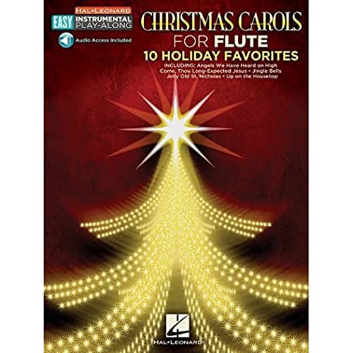 Beispielbild fr Christmas Carols - 10 Holiday Favorites: Flute Easy Instrumental Play-Along Book with Online Audio Tracks zum Verkauf von Kennys Bookshop and Art Galleries Ltd.