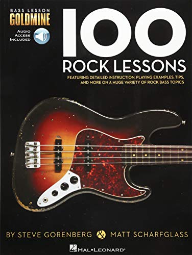 9781480398436: 100 Rock Lessons: Bass Lesson Goldmine Series
