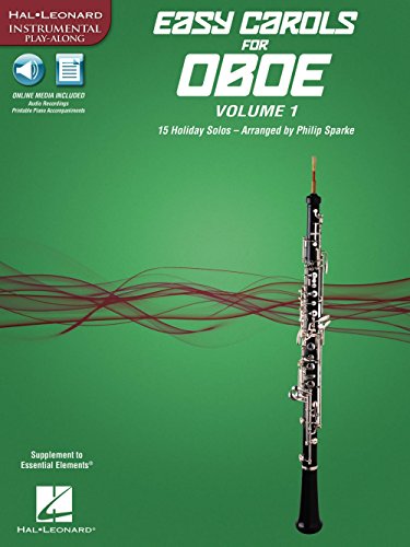 Stock image for Easy Carols for Oboe, Vol. 1: 15 Holiday Solos (Hal Leonard Instrumental Play-along) for sale by HPB-Diamond