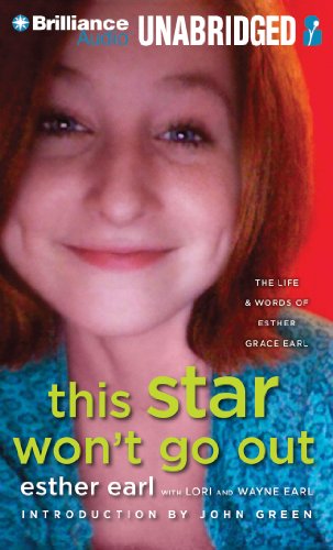 Stock image for This Star Won't Go Out: The Life and Words of Esther Grace Earl; Library Edition for sale by Revaluation Books