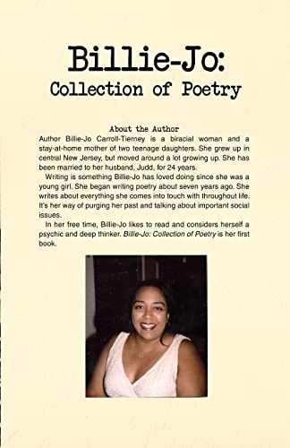 Stock image for BillieJo Collection of Poetry for sale by PBShop.store US