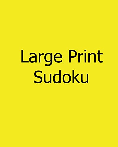 Large Print Sudoku: Fun, Large Grid Sudoku Puzzles (9781481142755) by Brown, Phillip
