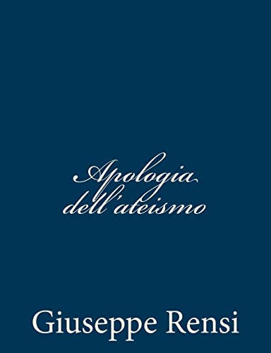 Imagen de archivo de Apologia dell'ateismo a la venta por THE SAINT BOOKSTORE