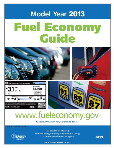 Imagen de archivo de Model Year 2013 Fuel Economy Guide a la venta por Irish Booksellers