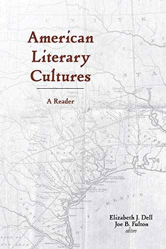 Imagen de archivo de American Literary Cultures: A Reader a la venta por Midtown Scholar Bookstore