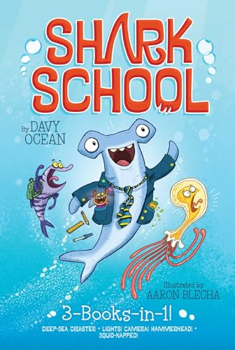 Imagen de archivo de Shark School 3-Books-in-1!: Deep-Sea Disaster; Lights! Camera! Hammerhead!; Squid-napped! a la venta por Gulf Coast Books