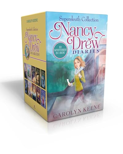 Stock image for Nancy Drew Diaries Super Sleuth Collection: Curse of the Arctic Star; Strangers on a Train; Mystery of the Midnight Rider; Once Upon a Thriller; . Clue at Black Creek Farm; A Script for Danger for sale by Books Puddle