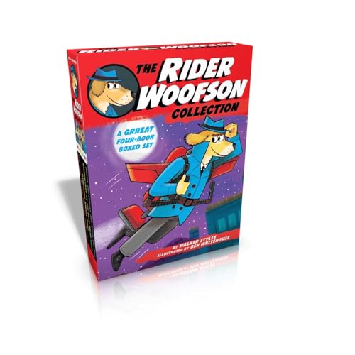 Stock image for The Rider Woofson Collection (Boxed Set): The Case of the Missing Tiger's Eye; Something Smells Fishy; Undercover in the Bow-Wow Club; Ghosts and Goblins and Ninja, Oh My! for sale by BooksRun