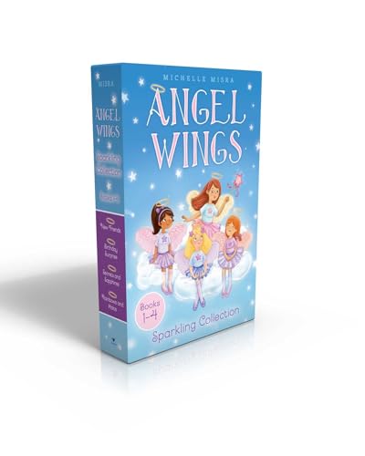 Stock image for Angel Wings Sparkling Collection Books 1-4 (Boxed Set): New Friends; Birthday Surprise; Secrets and Sapphires; Rainbows and Halos for sale by BombBooks