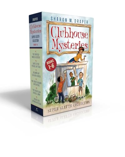 Beispielbild fr Clubhouse Mysteries Super Sleuth Collection (Boxed Set): The Buried Bones Mystery; Lost in the Tunnel of Time; Shadows of Caesar's Creek; The Space . Animal Show; Stars and Sparks on Stage zum Verkauf von Patrico Books