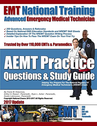 9781481907644: EMT National Training AEMT Practice Questions & Study Guide