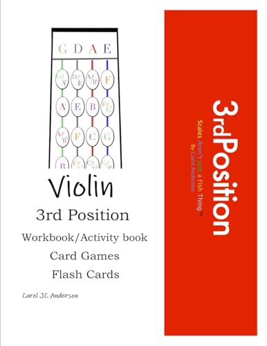 Stock image for 3rd Position Violin Study: Violin Positions Made Easy (Violin Finger Positions Workbooks - Scales Aren't Just a Fish Thing) for sale by MusicMagpie