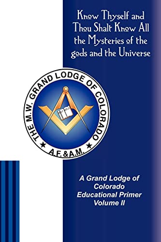 Beispielbild fr A Grand Lodge of Colorado Educational Primer II zum Verkauf von ThriftBooks-Dallas