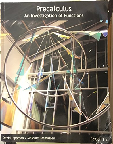 Imagen de archivo de Precalculus: An Investigation of Functions a la venta por Orion Tech