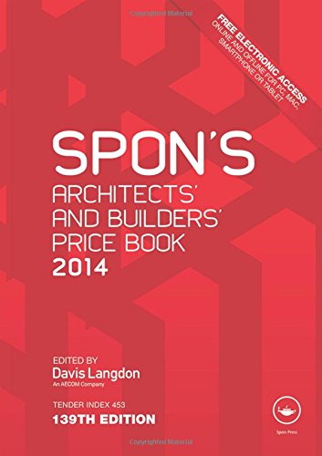 Stock image for Spon's Architects' and Builders' Price Book 2014 for sale by Bahamut Media