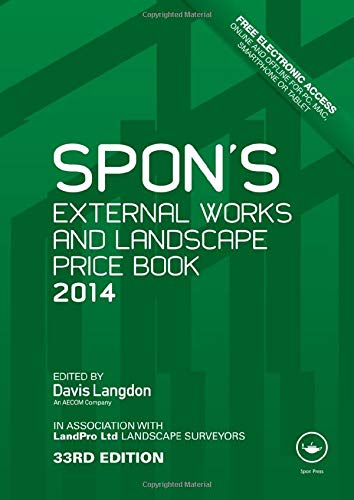 Stock image for Spon's External Works and Landscape Price Book 2014 for sale by Better World Books Ltd