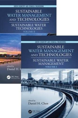 9781482215236: Sustainable Water Management and Technologies, Two-Volume Set (Green Chemistry and Chemical Engineering)