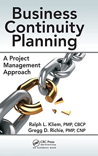 Beispielbild fr Business Continuity Planning: A Project Management Approach zum Verkauf von Blackwell's
