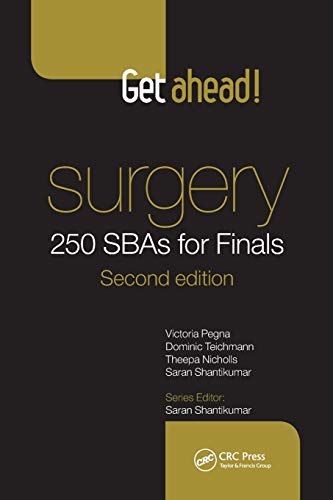 Stock image for Get Ahead! Surgery: 250 SBAs for Finals for sale by THE SAINT BOOKSTORE