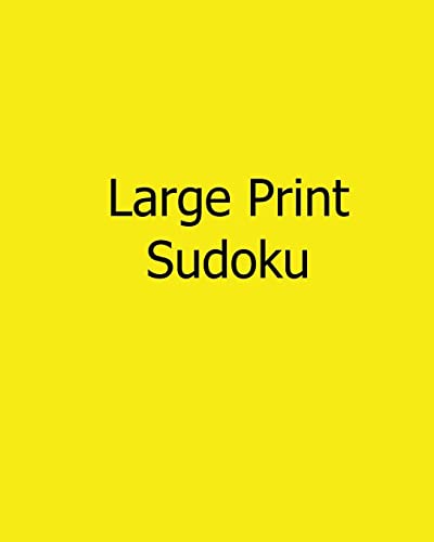 Stock image for Large Print Sudoku: Easy to Read, Large Grid Sudoku Puzzles for sale by Lucky's Textbooks