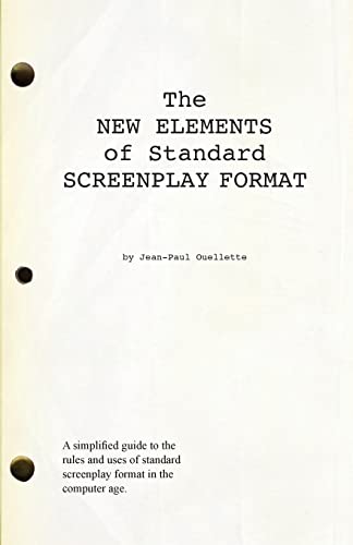 Beispielbild fr The New Elements of Standard Screenplay Format zum Verkauf von Better World Books: West