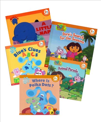 Nick Jr. Book Club Collection (8 Books) : Little Bill : Everyday Heroes - Blues Clues : Where Is the Polka Dots - Oswald Makes Music - Dora the Explorer : The Brightest Star (Children Book Sets) (9781482633191) by Nickelodeon Enterprise