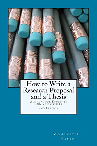 9781482675054: How to Write a Research Proposal and a Thesis: A Manual for Students and Researchers