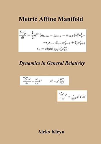 Beispielbild fr Metric Affine Manifold: Dynamics in General Relativity zum Verkauf von Lucky's Textbooks