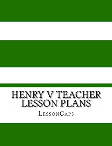 Beispielbild fr Henry V Teacher Lesson Plans zum Verkauf von THE SAINT BOOKSTORE