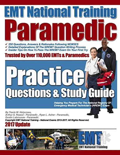 Stock image for EMT National Training Paramedic Practice Questions & Study Guide for sale by HPB-Red
