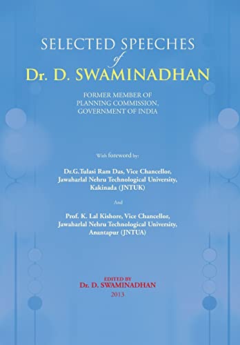 Stock image for Selected Speeches of Dr. D. Swaminadhan for sale by Lucky's Textbooks