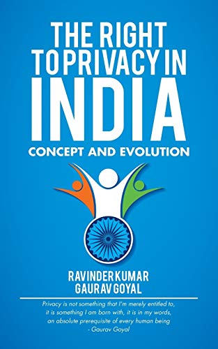 9781482868661: The Right to Privacy in India: Concept and Evolution