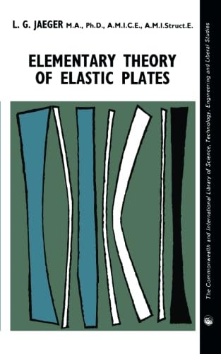 9781483114583: Elementary Theory of Elastic Plates: The Commonwealth and International Library: Structures and Solid Body Mechanics Division