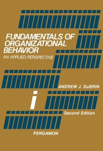 Stock image for Fundamentals of Organizational Behavior: An Applied Perspective for sale by GF Books, Inc.