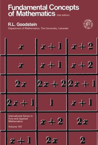 Imagen de archivo de Fundamental Concepts of Mathematics: International Series in Pure and Applied Mathematics a la venta por GF Books, Inc.
