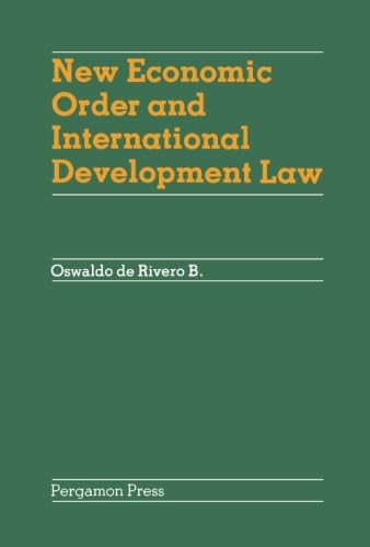 Imagen de archivo de New Economic Order and International Development Law a la venta por Revaluation Books