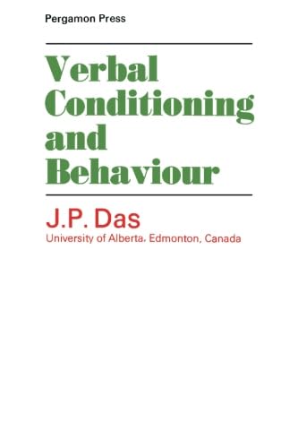 9781483124117: Verbal Conditioning and Behaviour