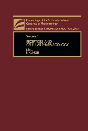 9781483125312: Receptors and Cellular Pharmacology: Proceedings of The Sixth International Congress of Pharmacology