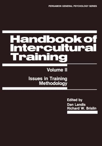 9781483125824: Handbook of Intercultural Training: Issues in Training Methodology