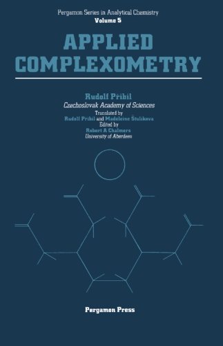 Imagen de archivo de Applied Complexometry: Pergamon Series in Analytical Chemistry a la venta por Revaluation Books