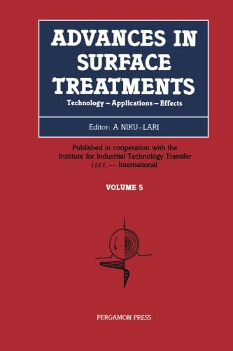 Stock image for Advances in Surface Treatments: Technology - Applications - Effects for sale by Revaluation Books