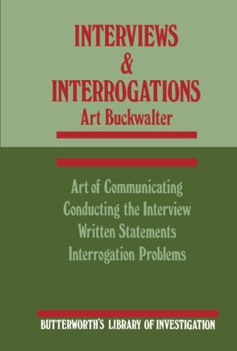 Imagen de archivo de Interviews and Interrogations: Butterworth's Library of Investigation a la venta por Revaluation Books