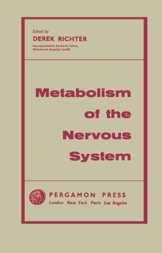 9781483168548: Metabolism of the Nervous System