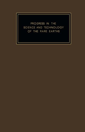 Beispielbild fr Progress in the Science and Technology of the Rare Earths: Volume 2 zum Verkauf von Revaluation Books