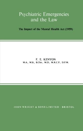 Immagine stock per Psychiatric Emergencies and the Law: The Impact of the Mental Health Act (1959)