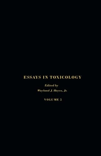 Imagen de archivo de Essays in Toxicology: Volume 5 a la venta por Revaluation Books