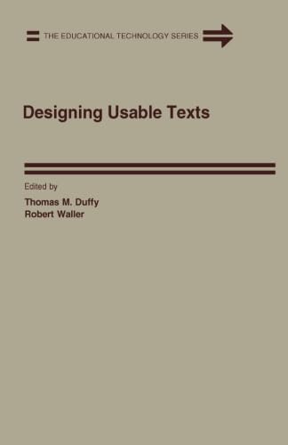 Stock image for Designing Usable Texts for sale by Revaluation Books