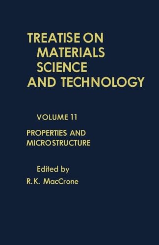 9781483204772: Properties and Microstructure: Treatise on Materials Science and Technology, Vol. 11